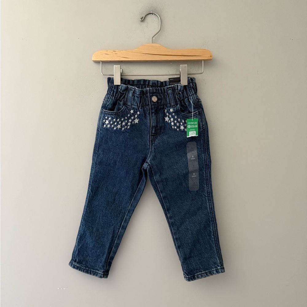 $18 ADD ON Baby Gap Star Jeans Dark‎ Wash New With Tags 2Y Abercrombie Zara